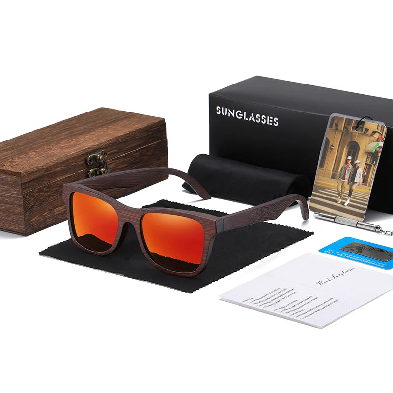 Bambus/Holz Sonnenbrille