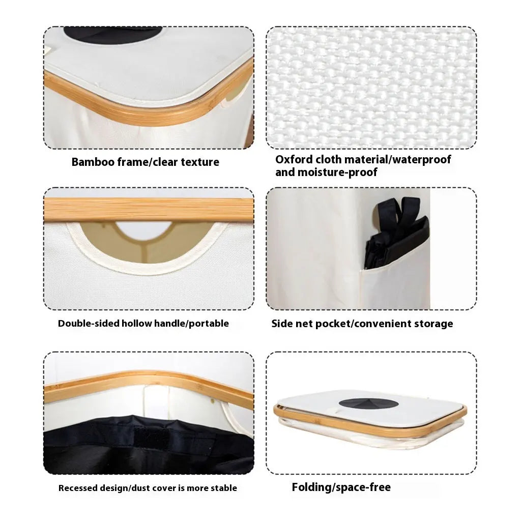 Bambus Recycling Aufbewahrungskorb