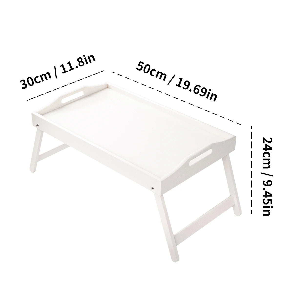 Bambus-Frühstücksbetttablett
